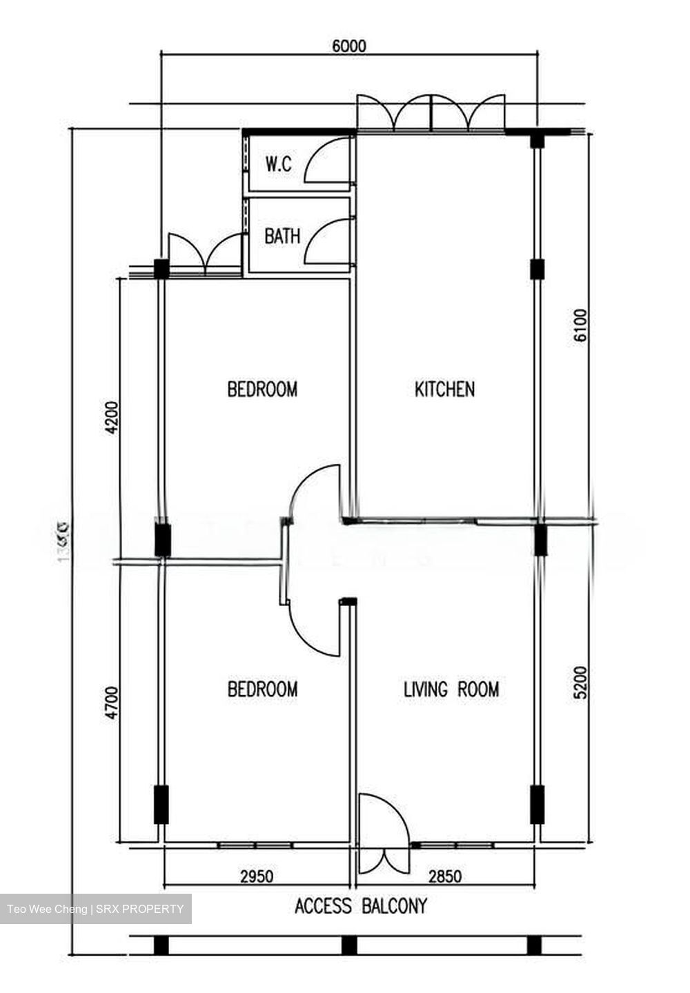 Blk 59 New Upper Changi Road (Bedok), HDB 3 Rooms #581587511